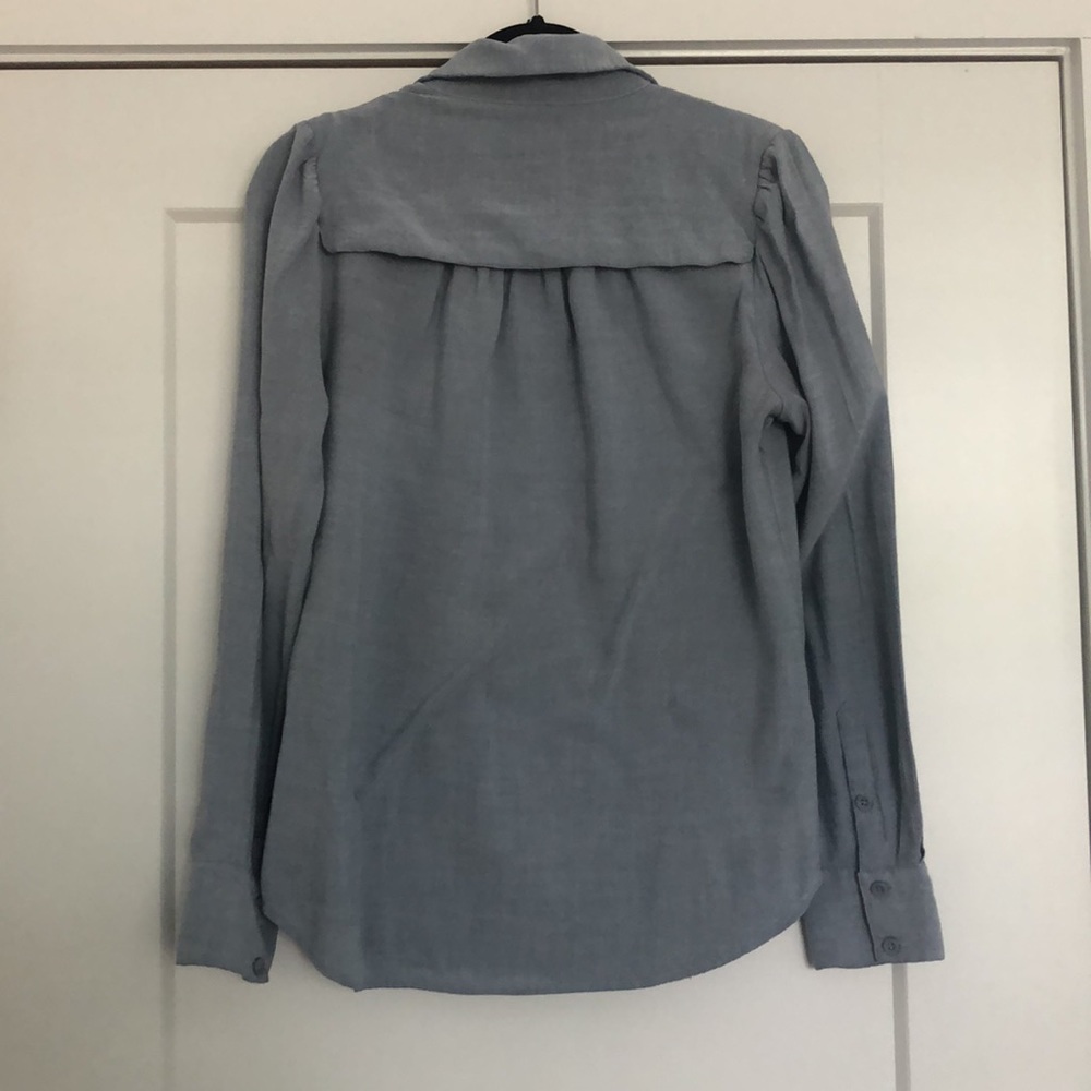 Bcbgeneration Chambray Collard Top - image 2
